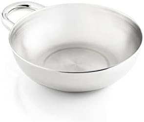 Cuenco acero inox 9" para acampar con asa