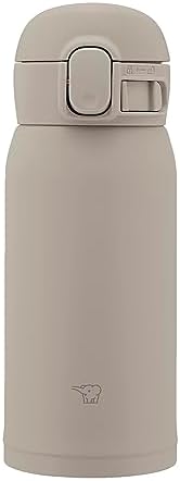 Taza acero inox 12oz color gris