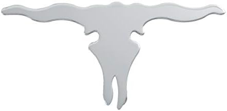 Recorte solapa barro cromada Long Horn Skull