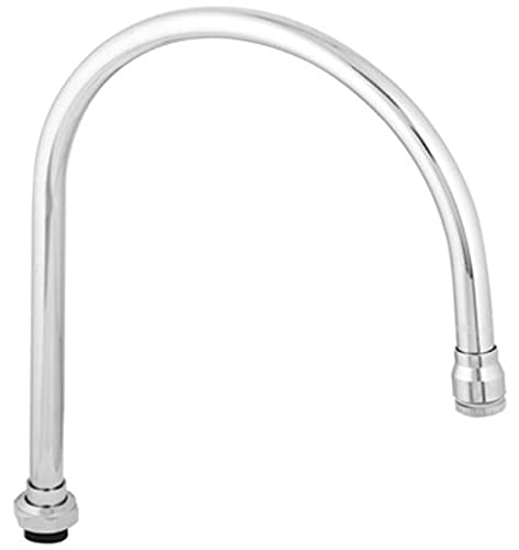 Caño giratorio cuello cisne 12" cromado