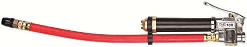 Inflador bayoneta 10-120 PSI manguera 12" recto