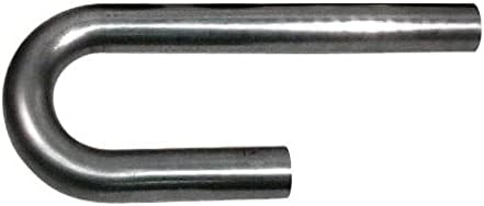 Tubo escape acero suave 2.5pulg radio 4pulg