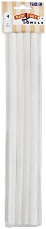 Set 4 clavijas 12pulg para decorar pasteles blanco
