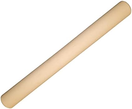 Rodillo para hornear madera arce 5x47cm pastelería