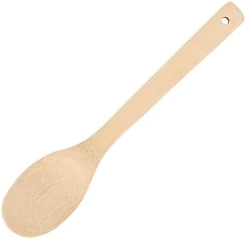 Juego utensilios cocina madera/bambú 12pulg