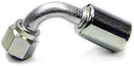 Extremo manguera refrigerante 90 grados 8 AN aluminio
