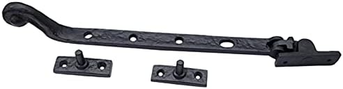 Marco ventana hierro fundido 10.5" 4 Pzas negro mate