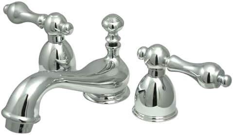 Grifo lavabo mini con manija palanca metal cromo