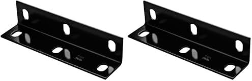 Soporte esquinero negro pack 2