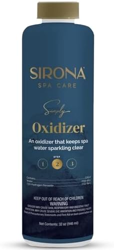 Oxidizer 32oz con taza medidora para hidromasaje sin cloro