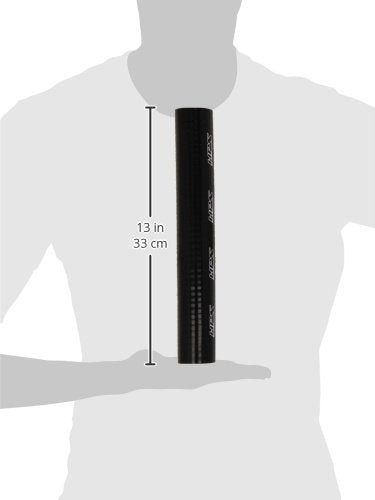 Manguera silicona reforzada 4 capas 12" 1-1/2" negro
