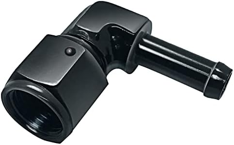 Adaptador manguera 3/8 rosca hembra anodizado negro