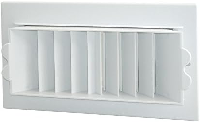 Registro Lateral de 8x4 Pulgadas para Instalación en Pared