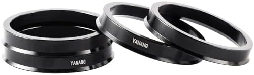 Anillos centradores cubo rueda aluminio 4 pzas