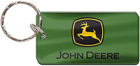 Llavero rectangular John Deere