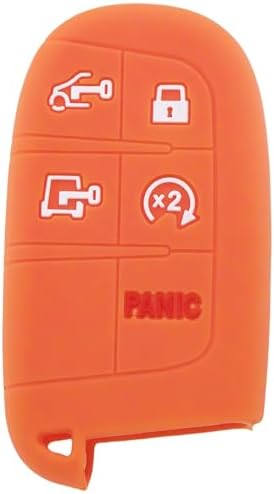 Funda llave silicona Ram ProMaster 2022-2025 5 botones naranja