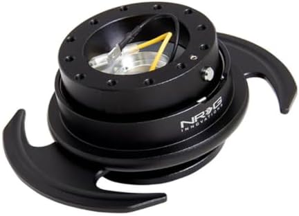 Volante carrera negro 6 agujeros adaptador buje 6x70/74mm
