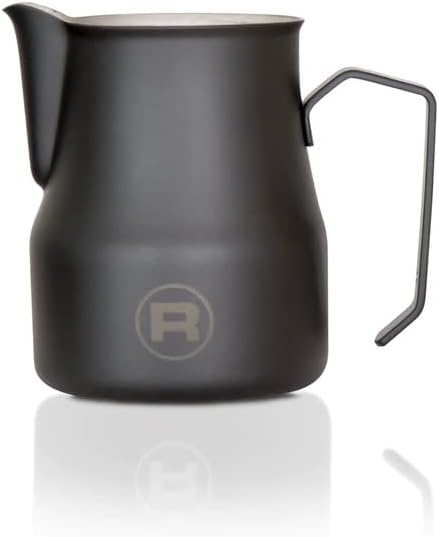 Jarra espumadora acero inox 12oz negro mate