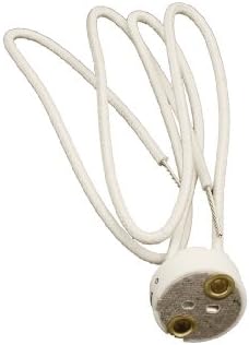 Cuerpo cerámica base bi-pin G4 G6.35 GX5.3 MR16 GZ4 MR11 blanco