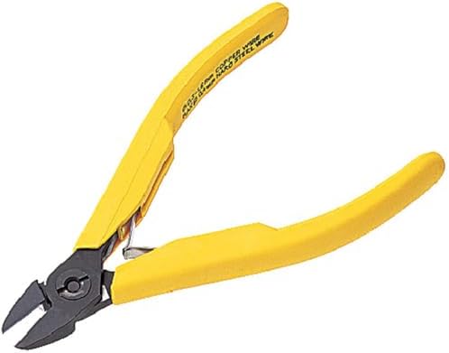 Tenazas corte diagonal color amarillo 1