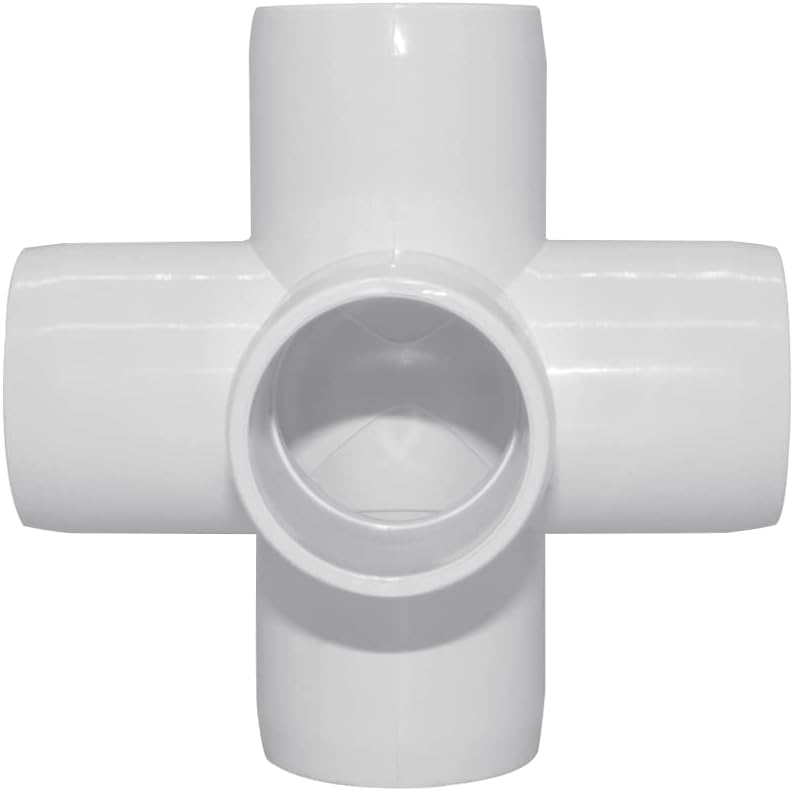 Accesorio PVC tipo T codo 90 grados mueble con salida lateral