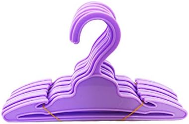 10 Perchas Lavanda para Muñeca 18"