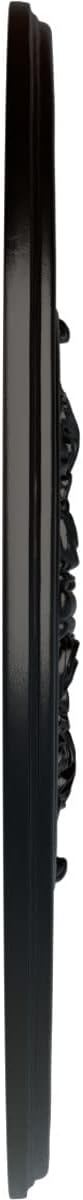 Medallón techo acanto 26pulg negro azabache