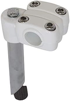 Tallo pluma BMX aleación 4 pernos varios tamaños colores blanco