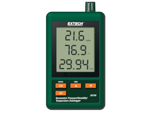 Registrador barométrico con pantalla LCD y grabación SD