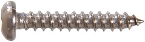 Tornillo chapa cuadrado acero inox 8x1/2 pulg 100 pzas