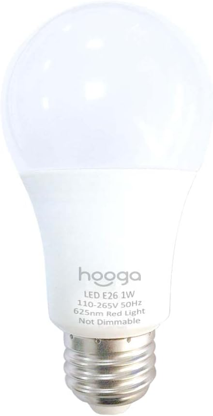 Luz nocturna roja 625nm para bebés pack 2
