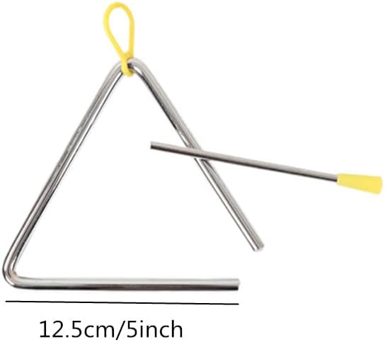 Triángulo musical acero 5 y 6 pulg con Striker