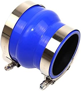 Manguera silicona reforzada 3-4 con acoplador T acero inox