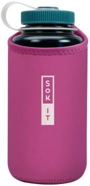 Funda neopreno botella agua 32oz Nalgene rosa