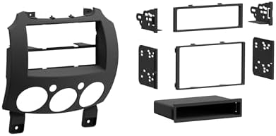 Kit instalación tablero DIN Mazda 2 07+ negro