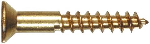 20 Tornillos Latón Ranurados 10x2 Tornillo Madera