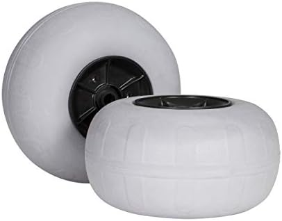 Ruedas playa 13pulg para carrito kayak resistente gris