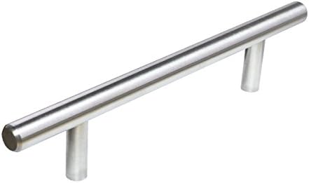 Tirador gabinete acero inox 4pulg estilo europeo pack 25