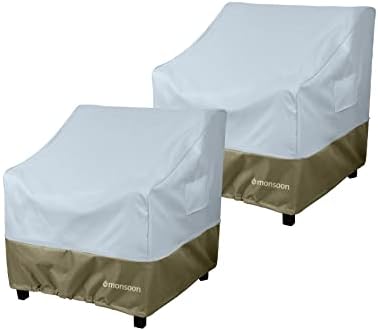 Funda impermeable silla patio 36pulg set 2