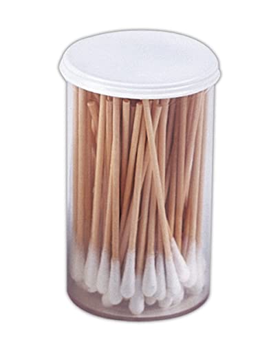 Aplicador punta no estéril madera algodón marrón/blanco