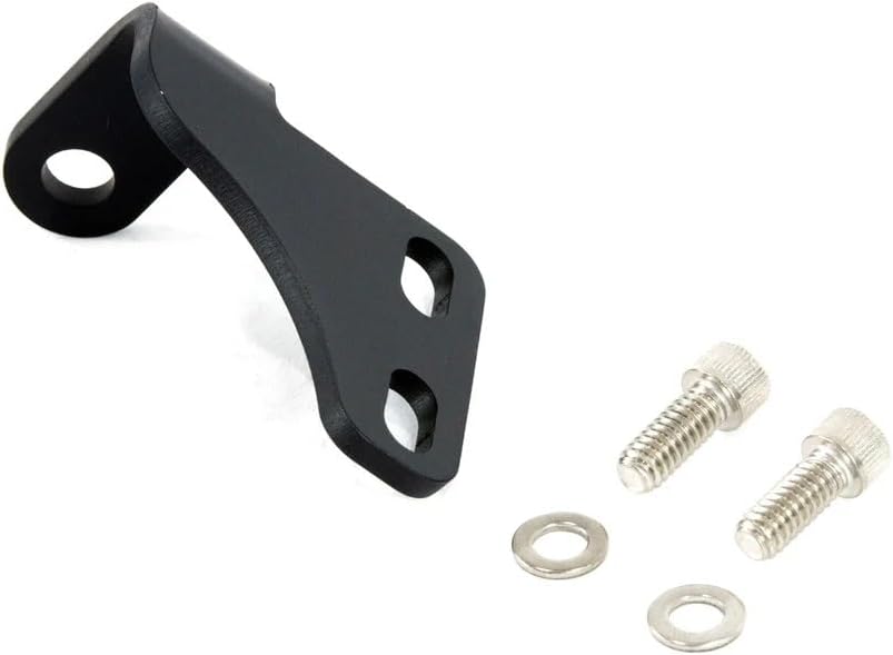 Soporte cable acelerador anodizado negro comp Lokar