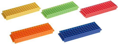 Set 5 Pzas Microtubos 80 Pozos Varios Colores