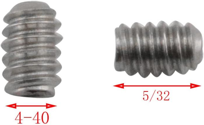 Juego llaves hex 4-40x5/32 pulg 25uds acero inox
