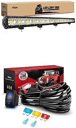 Barra luz LED 37" 780W 12V con interruptor 5pines 14AWG