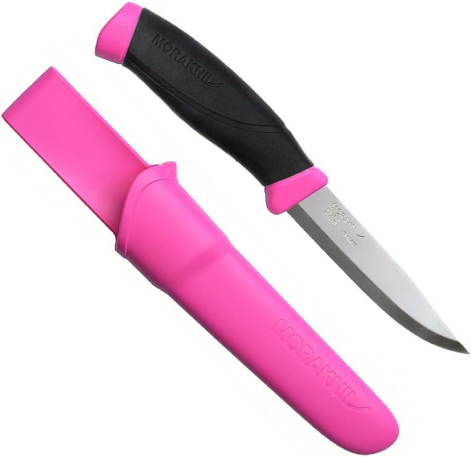 Cuchillo Companion Hoja Fija Acero Inox 4.1pulg Magenta