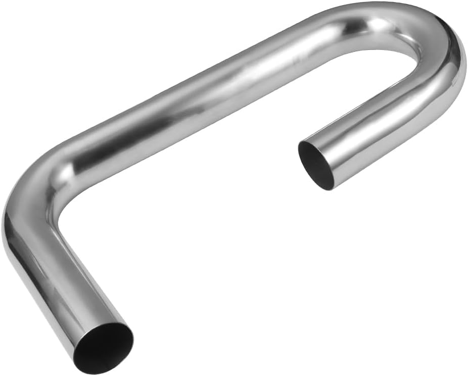Tubo escape 2" acero inox 304 curva 90 y 180 grados