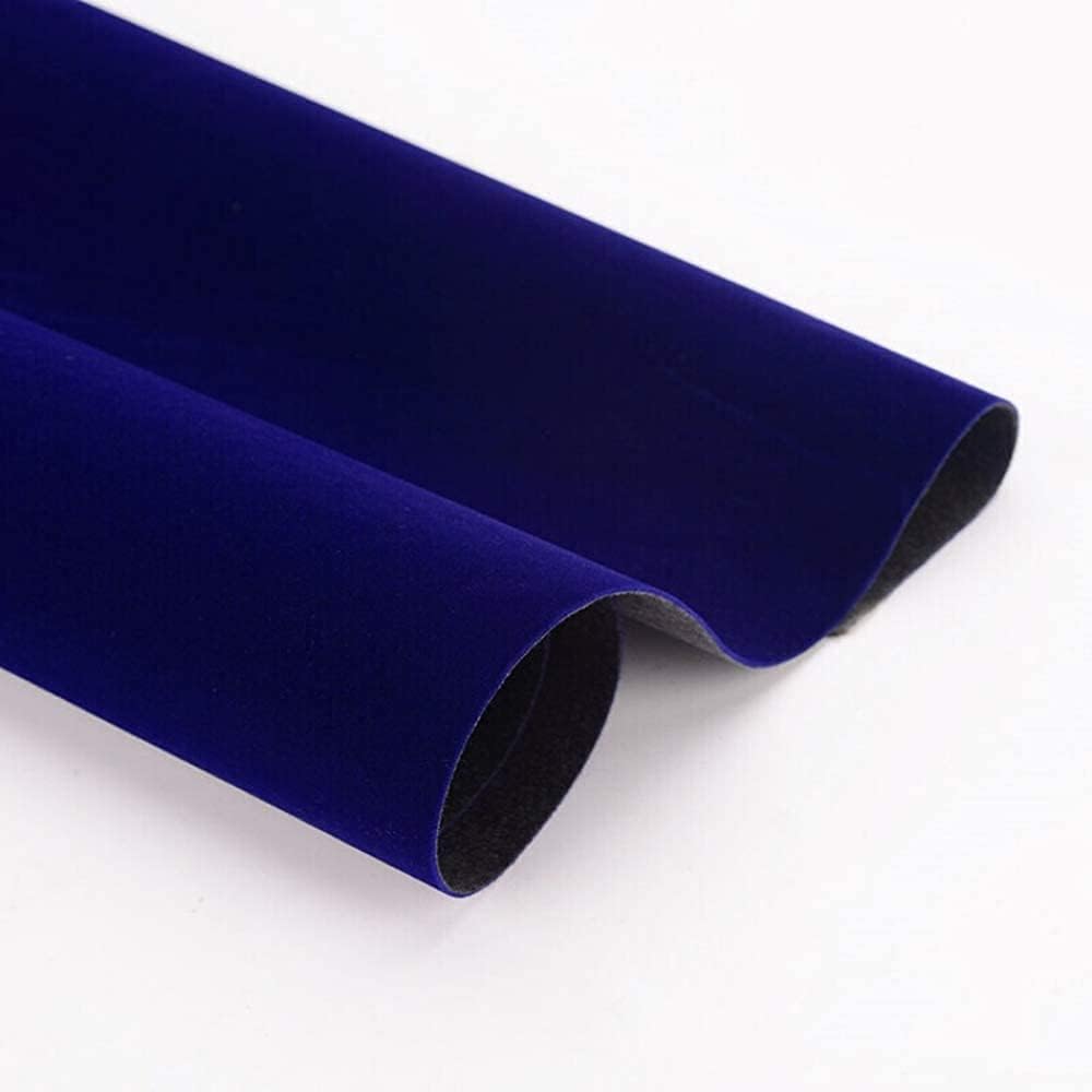 Forro terciopelo autoadhesivo 14.5x78.7" para cajones azul