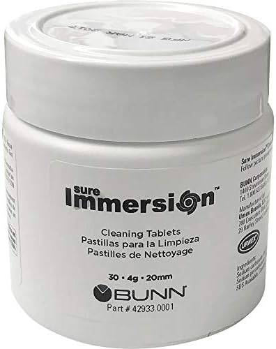 Tableta Limpieza Tarro Sure Immersion