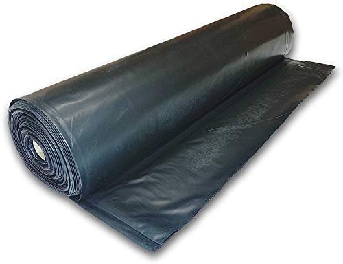 Láminas plástico negro 6 mil resistente jardinería patio