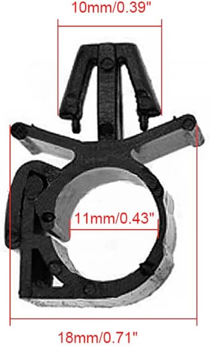 15 Clips Telar Alambre 1/2pulg Soporte Linea Combustible GM Ford Jeep